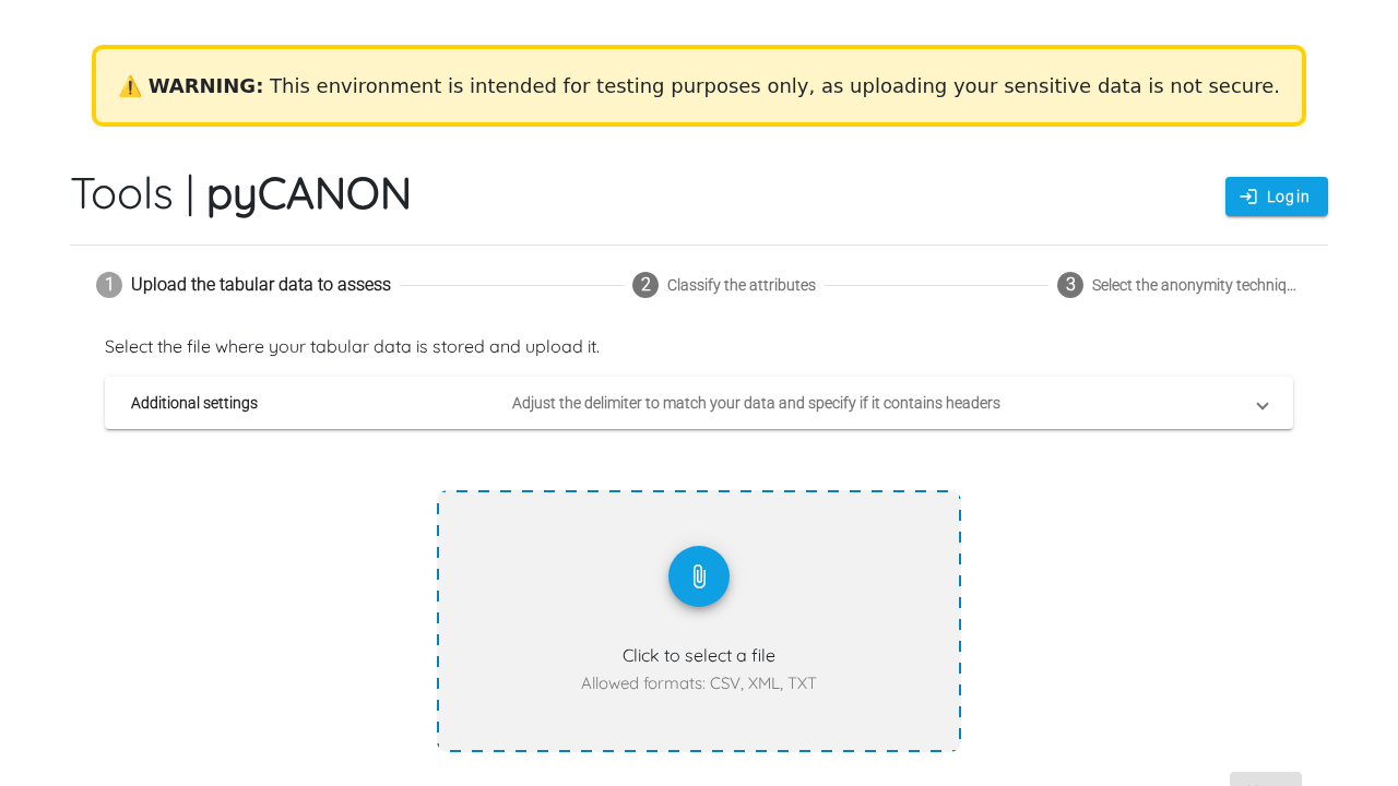 pyCANON dashboard preview